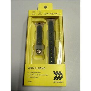 All in Motion Apple Watch Silicone Band 42/44/45mm Olive